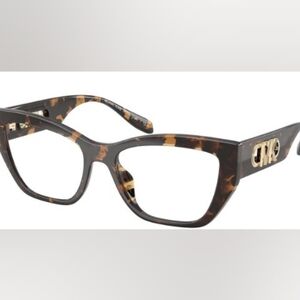 Michael Kors Brown & Amber Tortoiseshell Womens Glasses